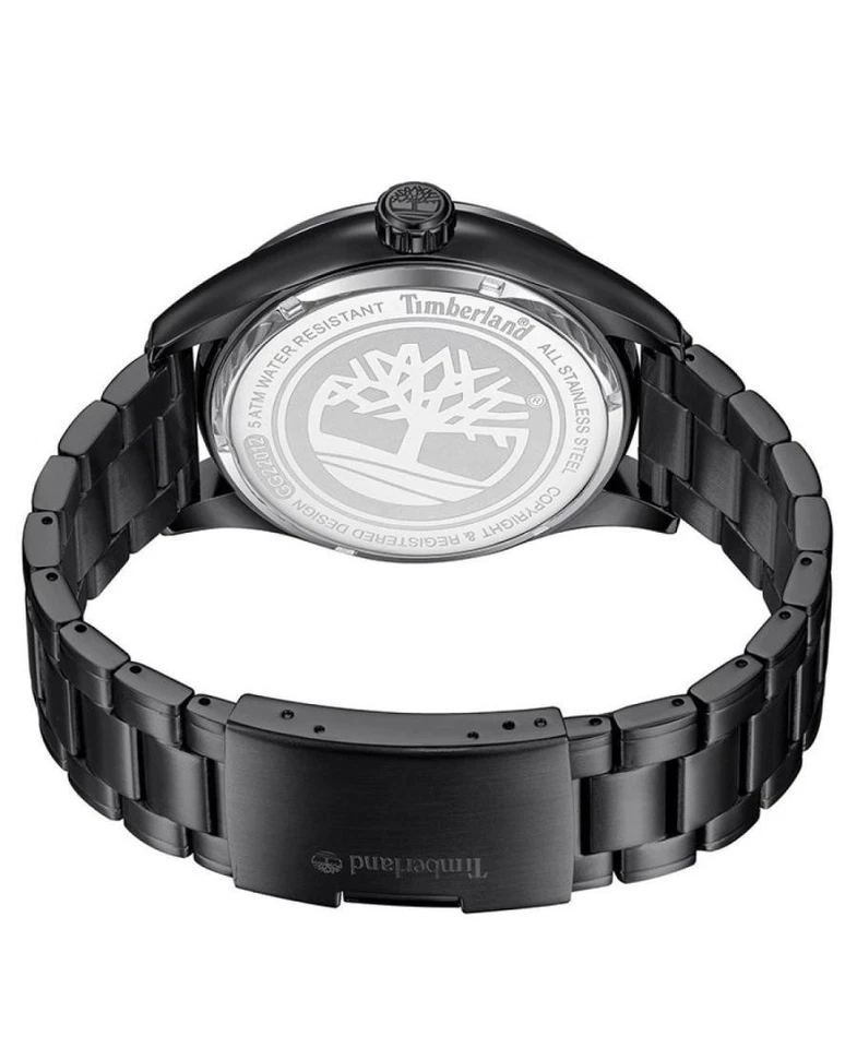 TIMBERLAND Hombres Analógico Cuarzo Informal Reloj Clásico Vestido Negro Esfera Impermeable Ro Foto 2 de 4