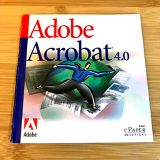 Adobe Acrobat 4.0 CD disc   Windows Education Version w/ serial number 2000