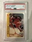 1986-87 Fleer Stickers Michael Jordan #8 Rookie PSA 7 Must Have Of The GOAT!!!
