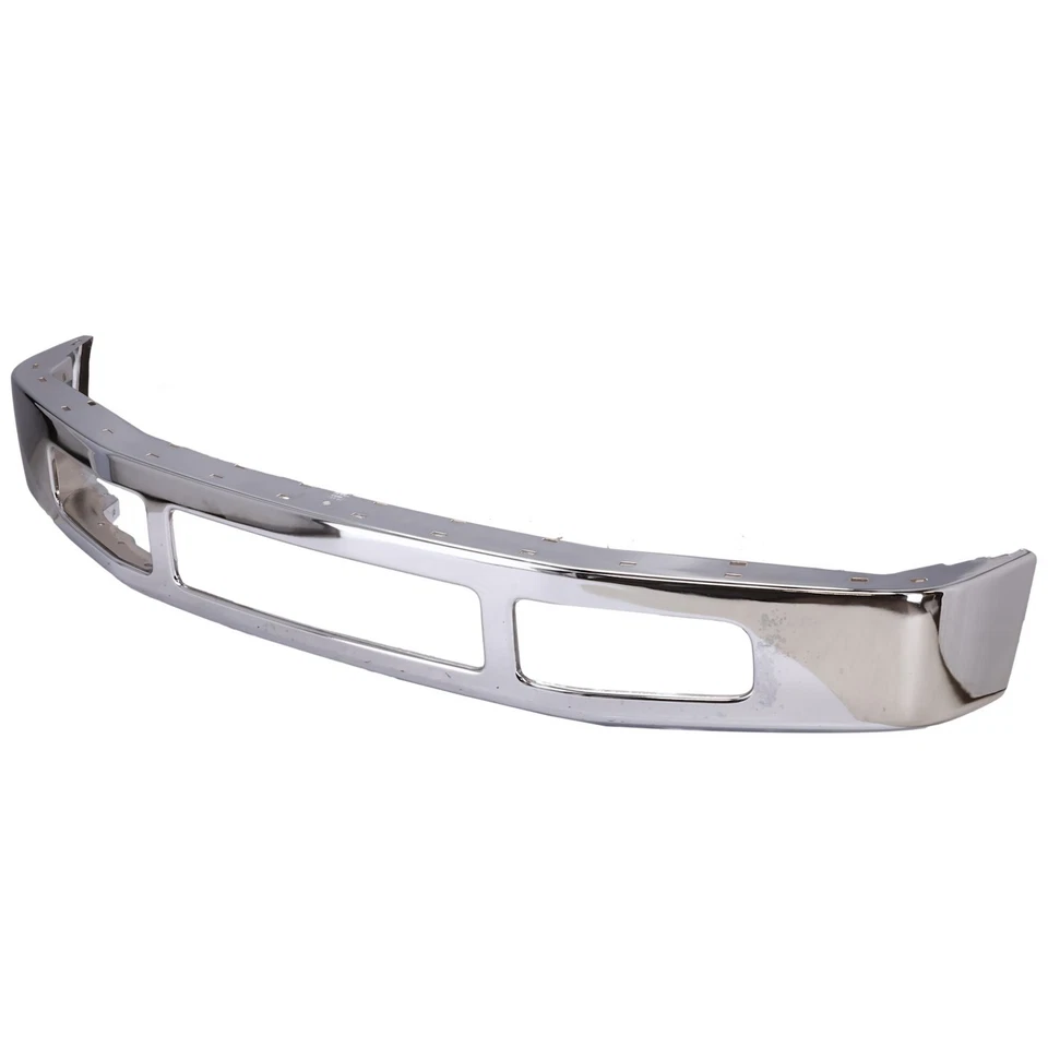 Front Bumper For 2008-2010 Ford F-250 Super Duty F-350 Super Duty Chrome Steel Foto 2 de 4