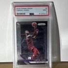 Panini 2018-19 Prizm LeBron James #6 PSA 9 Los Angeles Lakers Basketball Card