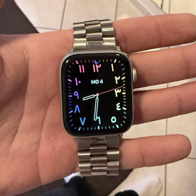 Apple Watch 44 mm Silber