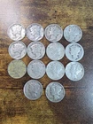 Lot of Mercury Silver dimes - 14 in lot - coin collector $1.40 1oz Silver.