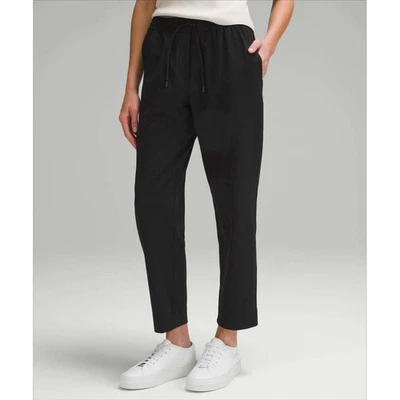 Lululemon Mid-Rise 7/8 Pant Black Luxtreme Joggers LW5FWDS Size L - Bild 1 von 4