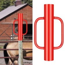 Portable Fence Post Driver Steel Hand Rammer for Farm Yard Garden Metal Fence