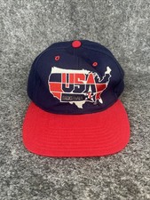 Vintage Team USA Basketball Hat Cap Snap Back Olympics Pro Player