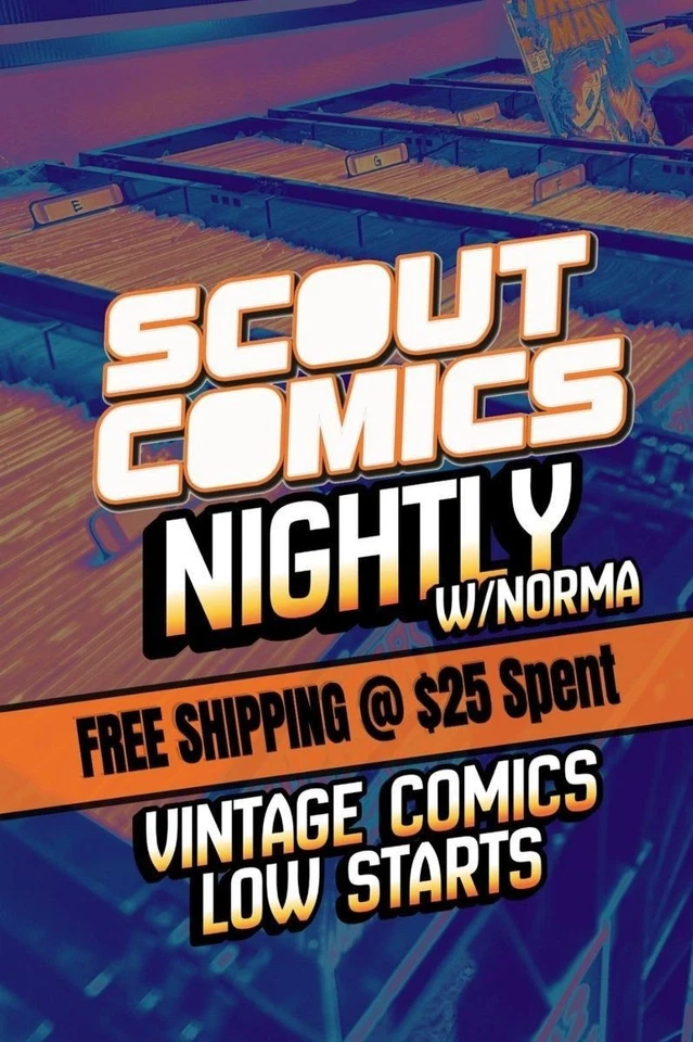 Scout Comics Nightly - Vintage Comics w/ Low Starts - w/Norma live @HQ