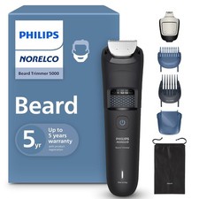 Norelco Philips Beard Trimmer 5000 Series, 100 Waterproof Beard Styler