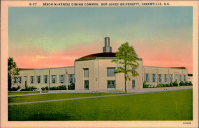 Postcard: DIXON MCKENZIE DINING COMMON, BOB JONES UNIVERSITY