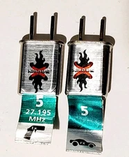 RADIO SHACK REMOTE CONTROL XMODS CRYSTAL SET #5 GREEN ~ FULLY TESTED WORKING 