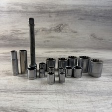 17 Pieces Craftsman SAE =V= Flying V USA Socket Lot + Extension