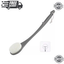 Body Brush Back Scrubber, 17 in Never Mold Back Brush Long Handle for Shower, Ex