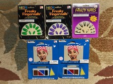 Lot Of Early 2000's K Mart Halloween Makeup and Halloween Nails