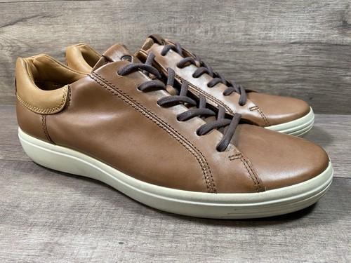 Ecco Soft 7 Street Sneaker Schuhe Braun Comfort Herren Größe EU 43 US 9, 9,5 - Bild 1 von 15