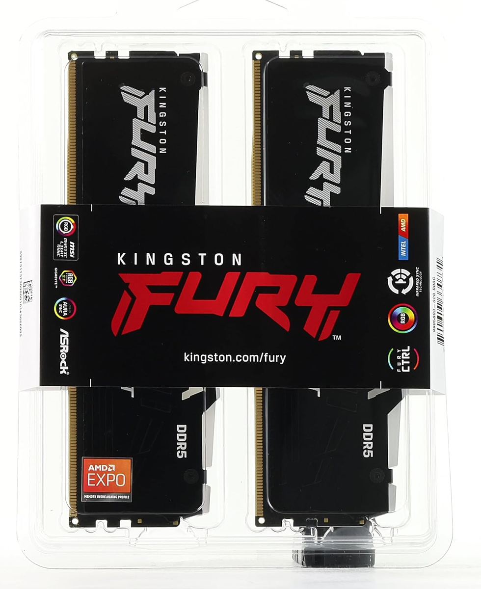 Kingston KF560C36BBEAK2-32 Fury Beast RGB 32GB (2x16GB) 6000MT/s