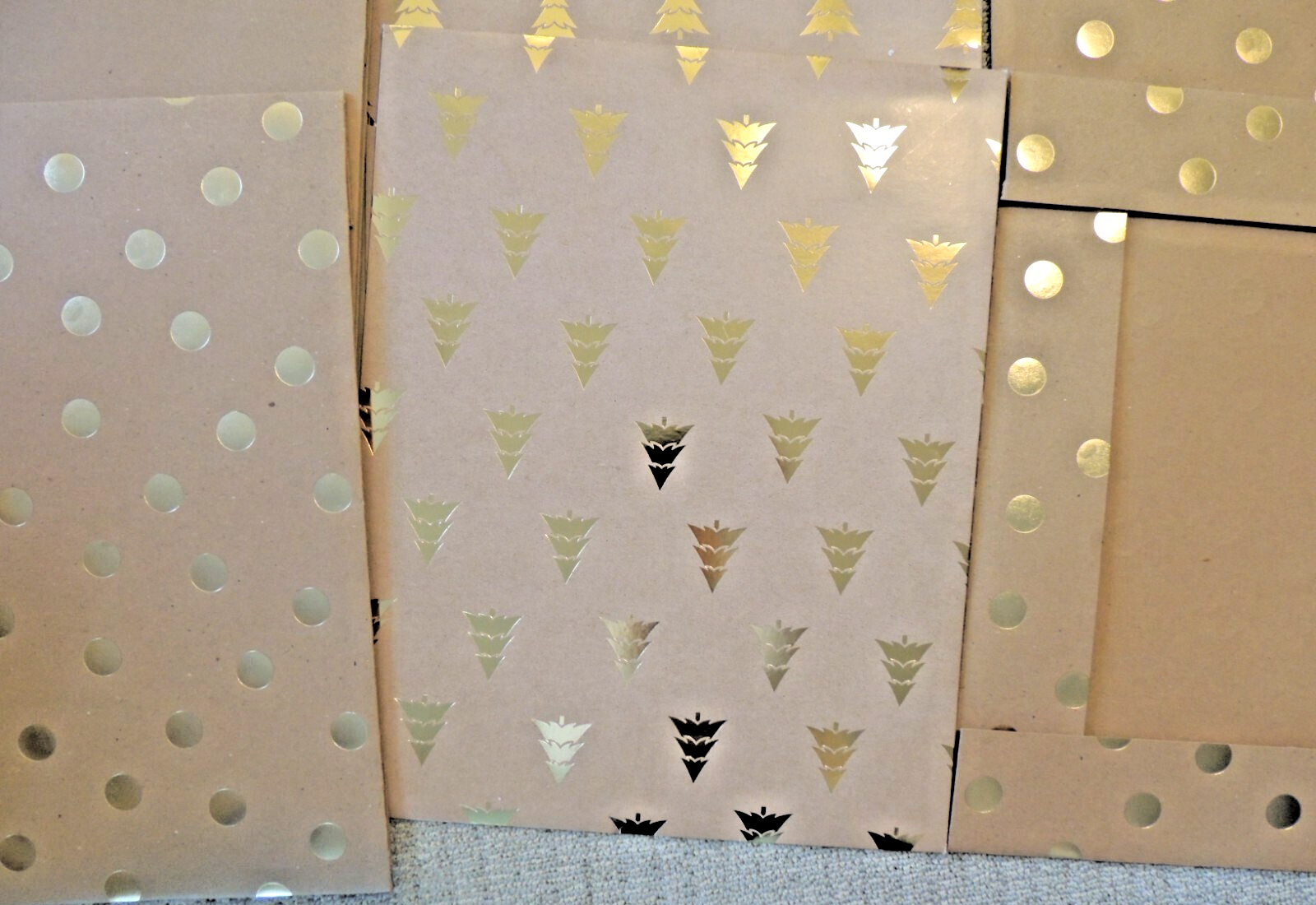 Brown Polka Dots GIFT BOX 2, PLUS 3 BROWN BOX WITH CHRISTAS TREE ...