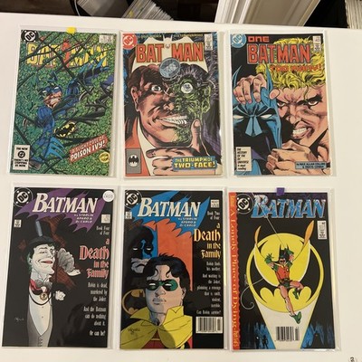 DC comics Batman lot Of 6 - #367 397 403 427 429 442 VF  - death In The Family
