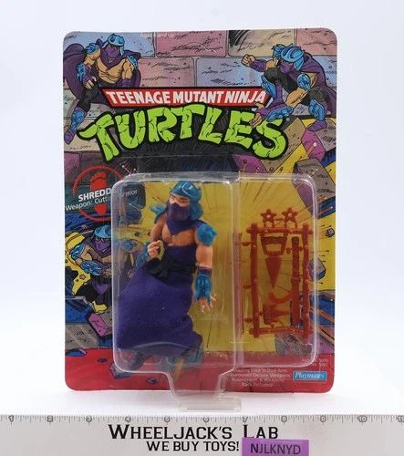 Shredder Ninja Turtles TMNT 44 Back 1990 Playmates MOSC Sealed Action Figure