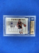2009 National Treasures Timeline Stephen Curry PSA 10 Auto /30 Rookie BGS 9.5