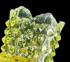 Fenton Topaz Opalescent Footed Hobnail Toothpick Holder *As Is Flawed — photo 9