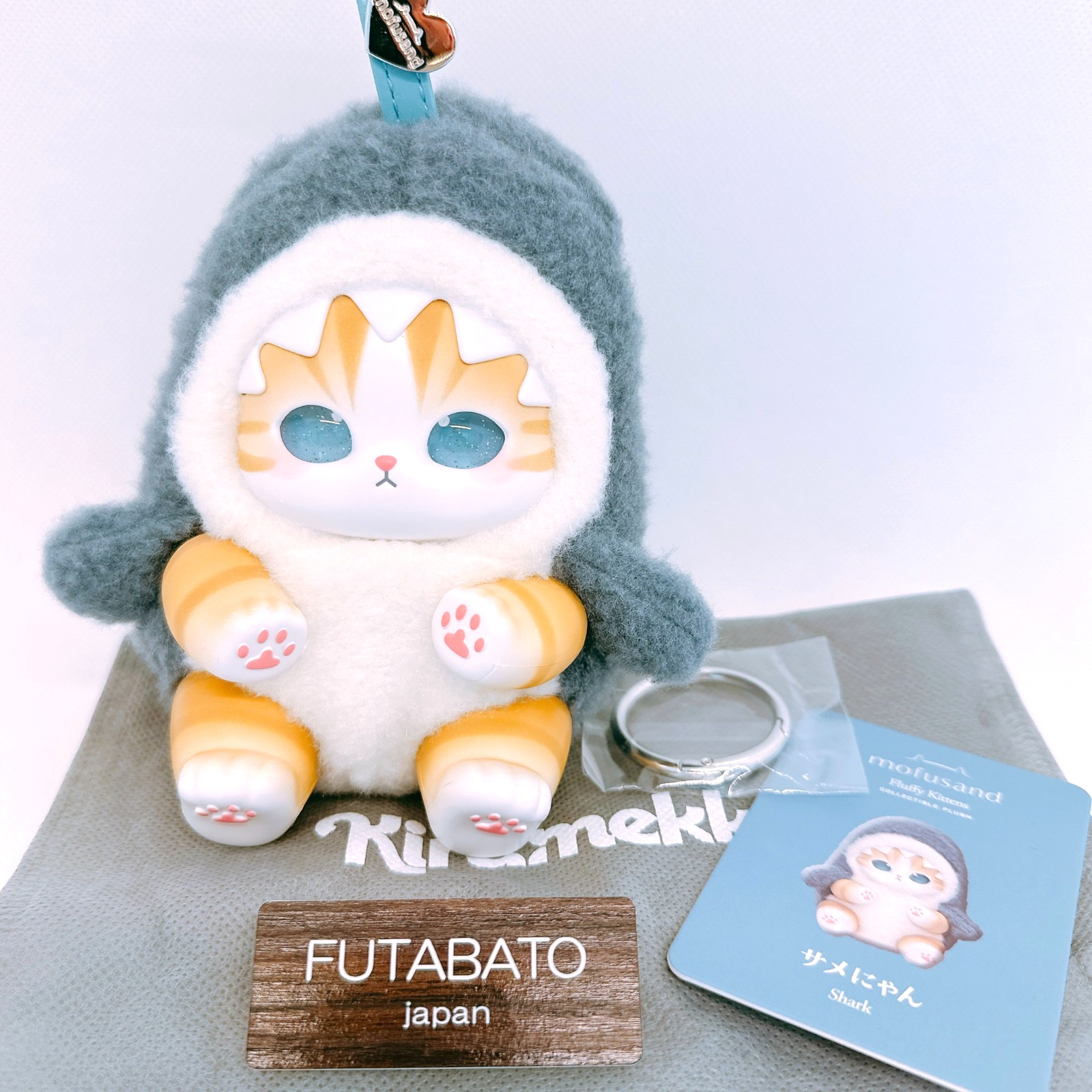 Mofusand Kiramekko Fluffy Kittens Same Nyan Shark Cat Accessorie Plush Japan New