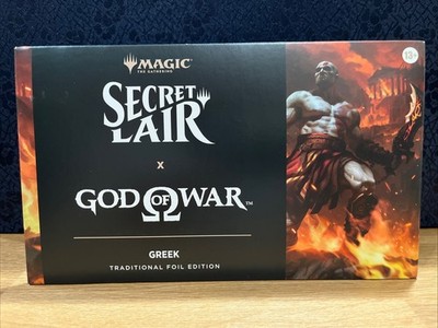 Magic The Gathering Secret Lair x God of War: Greek Foil Edition
