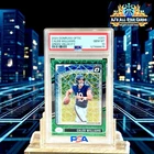 🐍🔥2024 Donruss Optic Rated Rookie Caleb Williams Green Velocity Prizm PSA 10✨