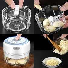 New Mini Electric Garlic Chopper Presses Fruit Vegetable Onion Food Cutter USB