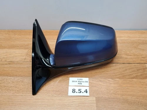 ✅ 12-15 OEM BMW F06 F12 F13 Left Driver Mirror Assembly Heated Camera Blue X06