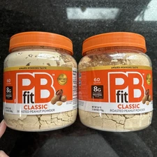 Lot of 2 PBfit 24 Ounce Classic Peanut Butter Powder, Powdered Peanut Butter 