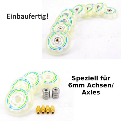 Hyper Superlite Perform 82mm Rolle+ABEC7+6mm Spacer Inline K Fitness Blades 2