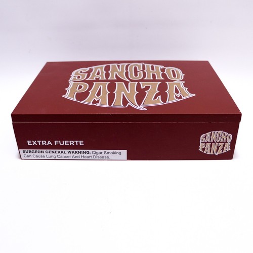 Caja de cigarros de madera vacía Sancho Panza Robusto Extra Fuerte 8,75" x 6" x 2" - Imagen 2 de 10