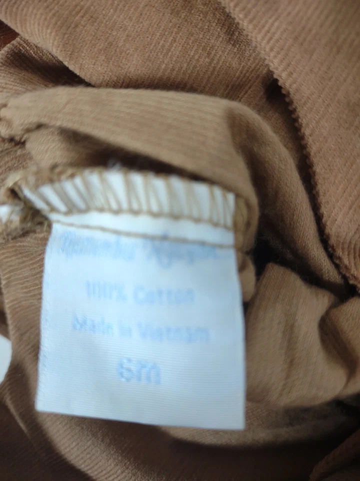 Jersey Cupcake Marrón Calzado Bebé Talla 6M Recuerda Nguyen NUEVO Conjunto Cumpleaños Foto 3 de 4