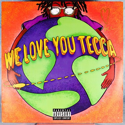 Lil Tecca We Love You Tecca SIGNED Vinyl Orange LP Pre Owned | eBay