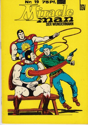 Miracle Man Nr. 19 (1-) sehr schöner ZUSTAND Bildschriften bsv superhombre