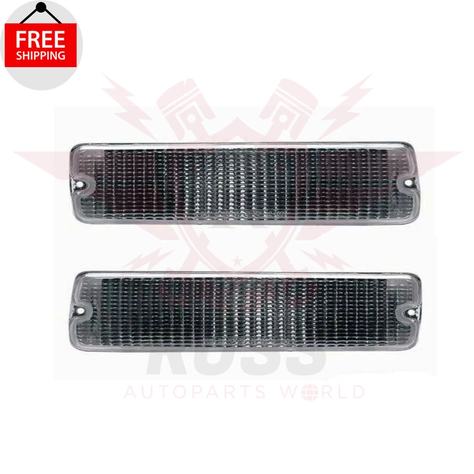 For 1992 1993 DODGE D150 D250 Grille Headlamp Door Signal Lamp Assembly 9pc - Image 3 of 4