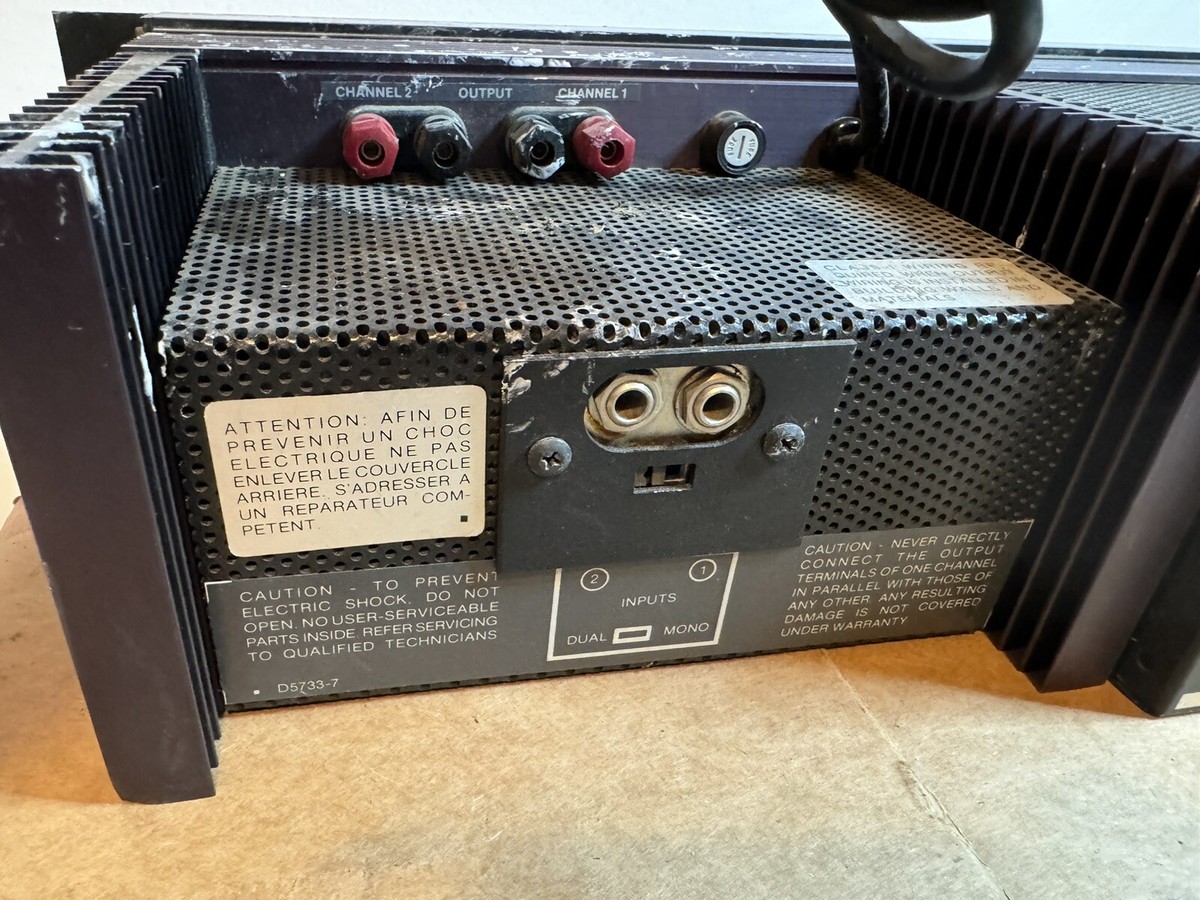 Crown D-150A Series II パワーアンプ　Amcron 本当にジャンク？】crown D-150A SERIES IIを激安GET！果たして音は