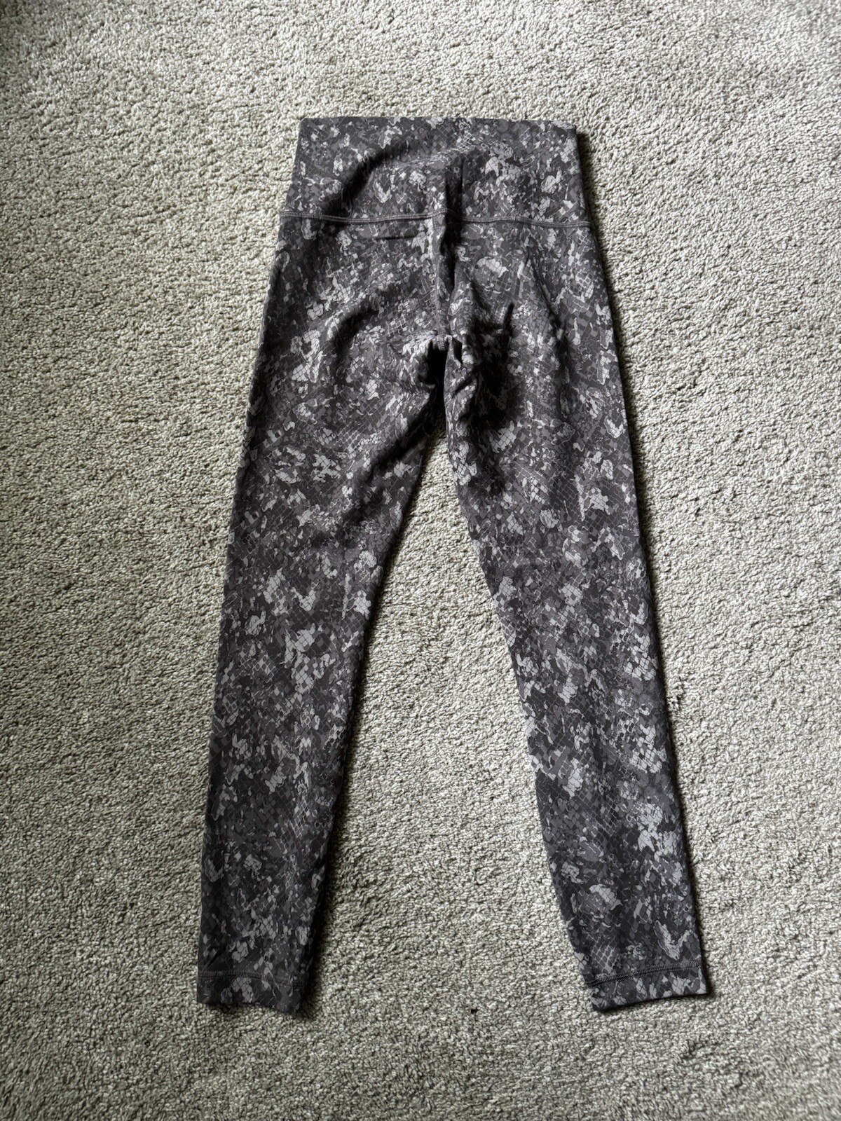 Lululemon Wunder Under Purple Python Leggings 6 2… - image 2