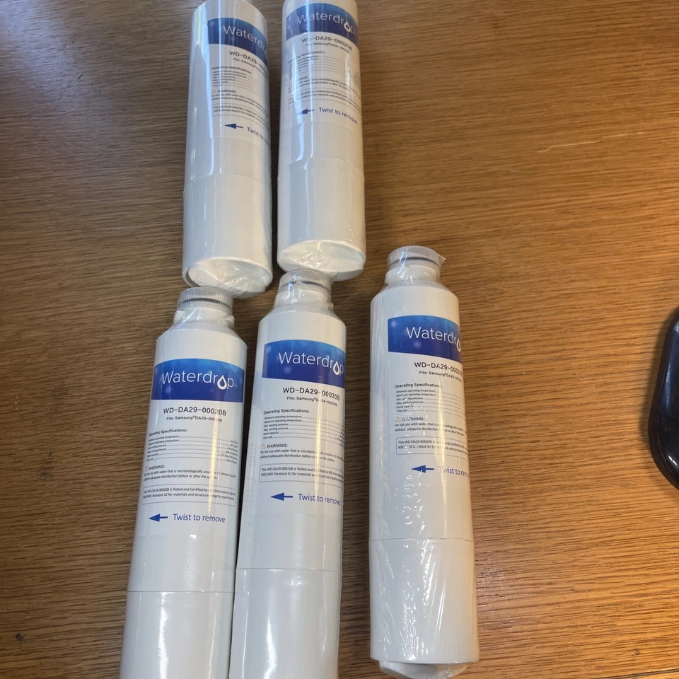 5 Pack Waterdrop FOR Samsung Refrigerator Water Filter WD-DA29-00020B - Image 4 of 4