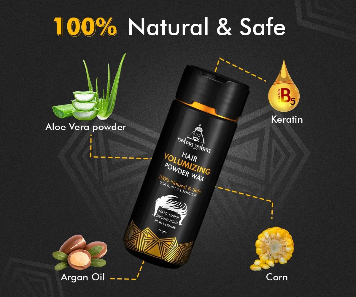 Urban Gabru Hair Volumizing Powder Wax Strong Hold for Men 5 Gram eBay