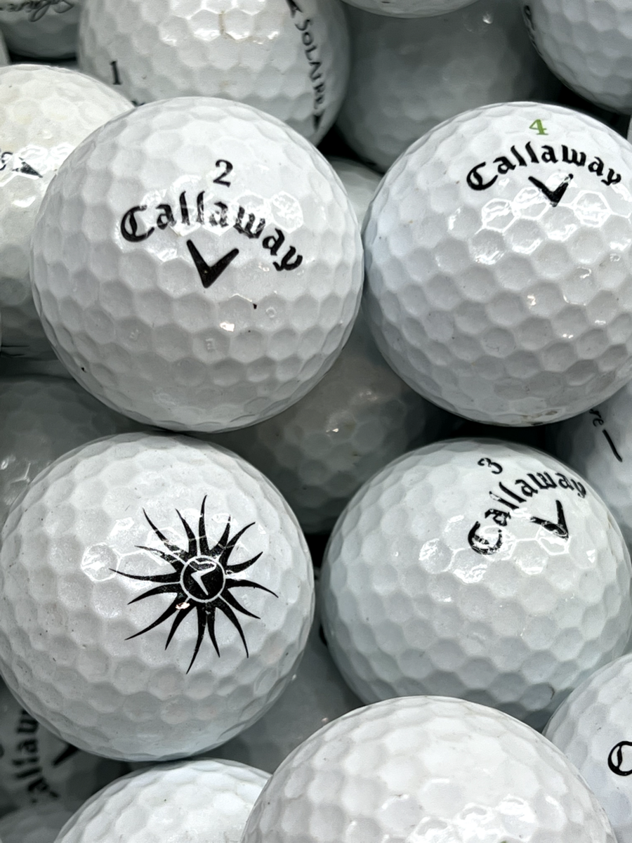 Callaway Solaire Lady Mix 24 AAAA / AAAAA White Used Golf Balls 4A 