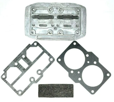 SANBORN, COLEMAN POWERMATE 043-0142 & 019-0052 SANBORN 130 & 165 PUMPS VALVE PLATE WITH GASKETS, AIR FILTER