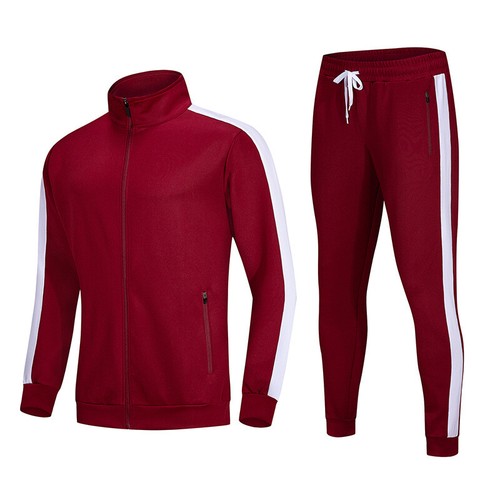 Men Tracksuit Outfit 2-Piece Set Long Sleeve Jacket and Pants Set - Bild 7 von 13