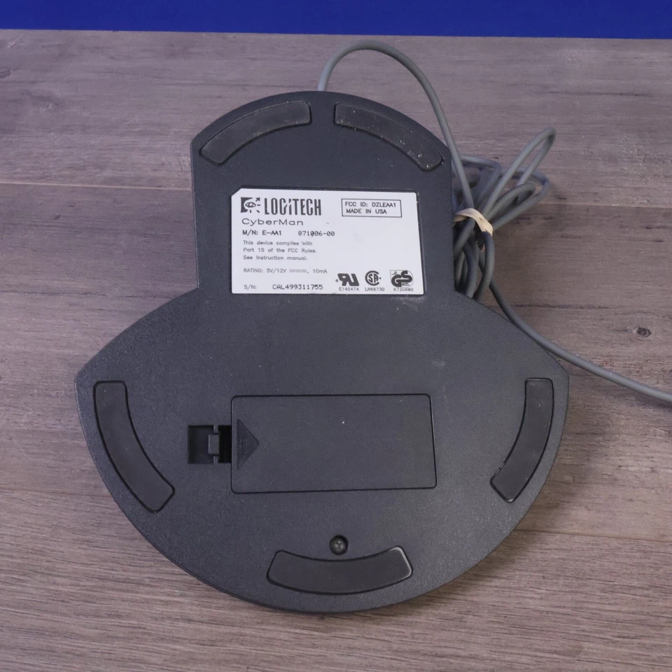 Vintage LOGITECH CYBERMAN E-AA1 Gaming Mouse - Image 3 of 4