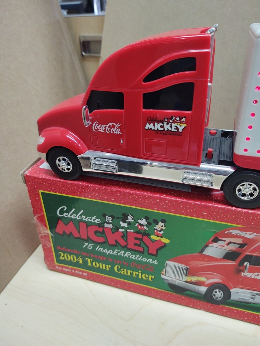 Coca Cola Mickey Mouse 2004 Truck Tour Carrier 75 InspEARations