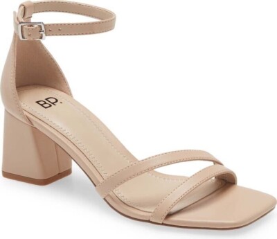 BP Nordstrom Shoes Women's Size Frankie Beige Open Toe