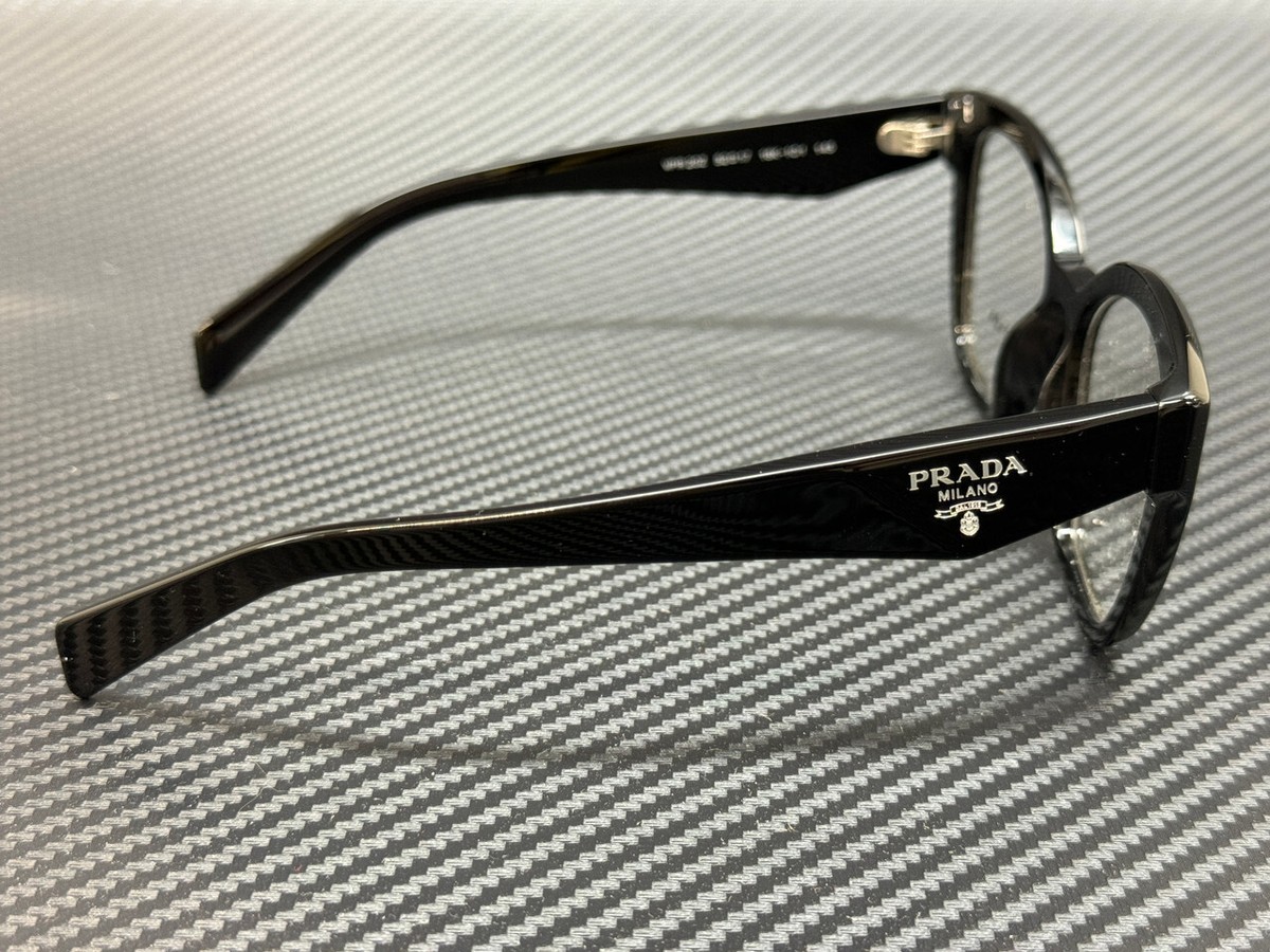 PRADA PR 20ZV 16K1O1 Black Women's 54 mm Eyeglasses | eBay PRADA PR 20ZV 16K1O1 Black Women's 54 mm Eyeglasses | eBay