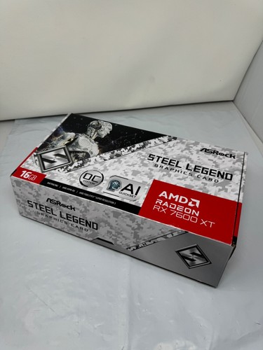 ASROCK AMD Radeon RX 7600 XT Steel Legend EMPTY BOX | eBay