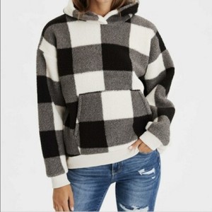 black sherpa jumper