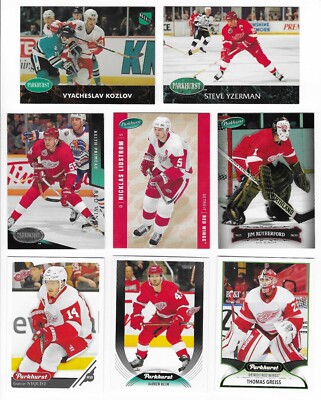 DETROIT RED WINGS only - PARKHURST - Pick your Cards - Various Years (READ)